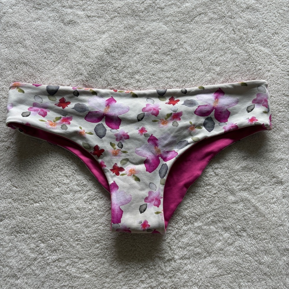 San Lorenzo reversible pink floral bottoms